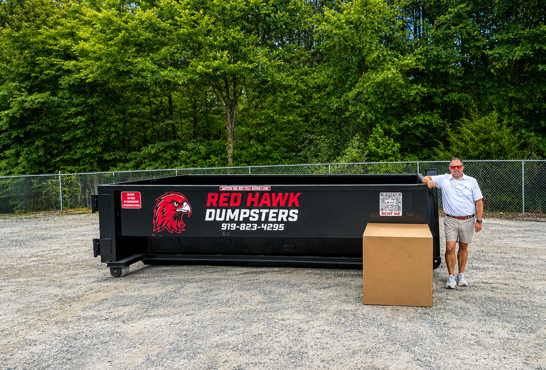 20 Yard Red Hawk Dumpster