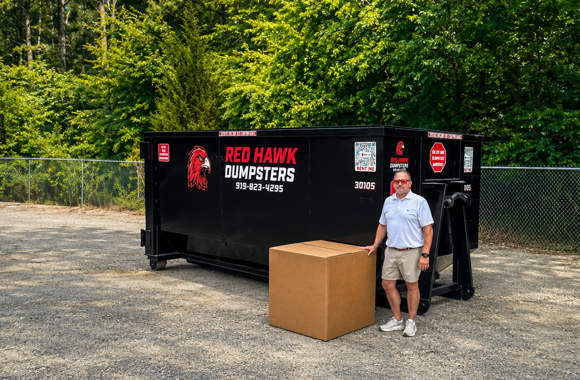 30 Yard Red Hawk Dumpster